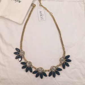 J Crew Gemstone Statement Necklace